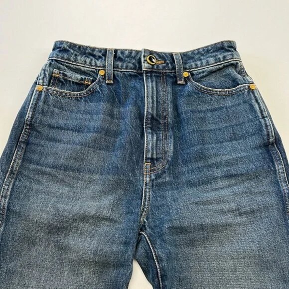 KHAITE Danielle Straight Leg Jeans - Picture 1 of 5